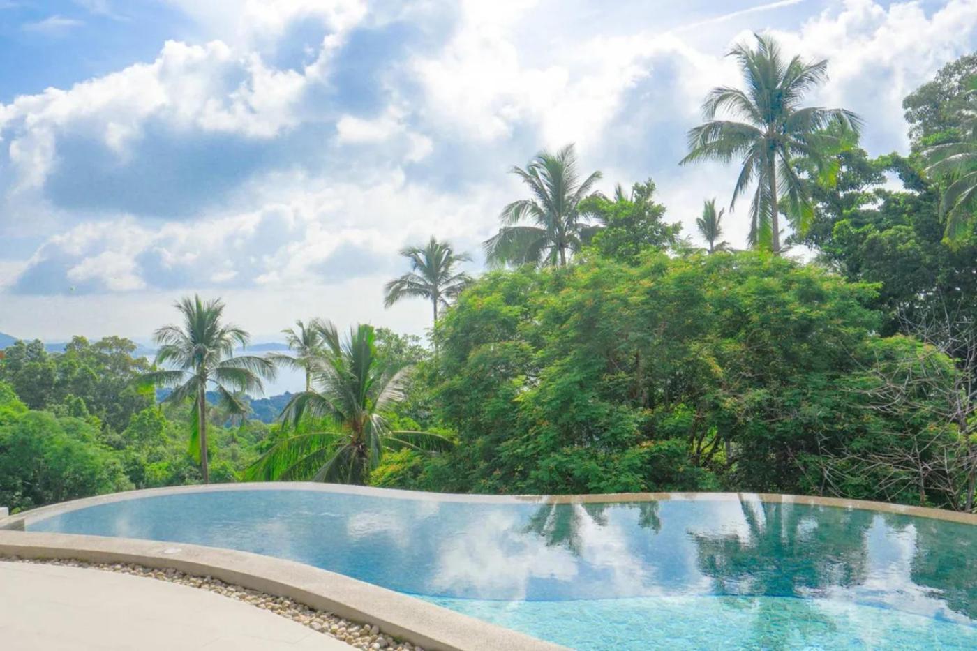 Phra Chan Villa 2Br - Infinity Pool & Sea View Chaweng  Exterior foto
